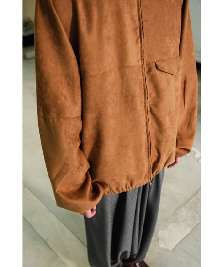 ANCELLM VEAGAN SUEDE KIMONO BLOUSON