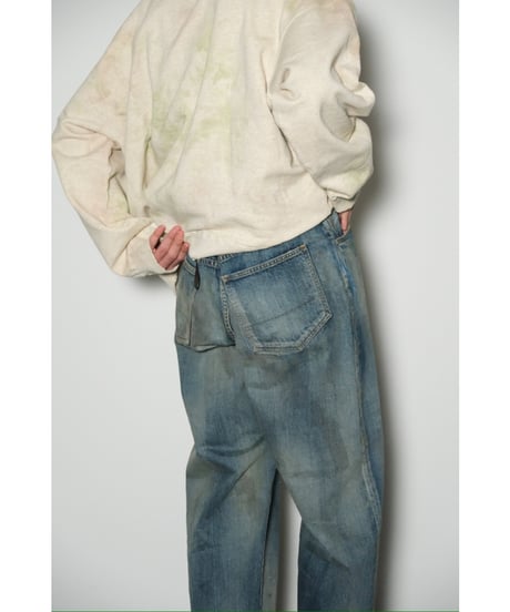 ANCELLM TAPERED 5P DENIM PANTS