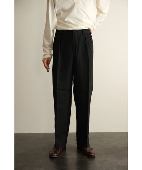 USED Linen Tuck Trousers