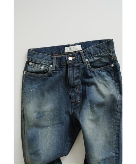 ANCELLM #07 SLIM STRAIGHT 5P DENIM PANTS