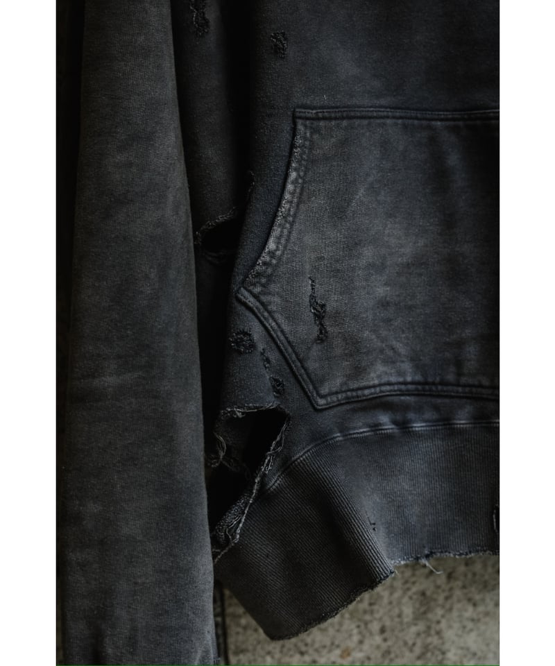 ANCELLM AGING CRASH HOODIE | MusterWerk Sud. ANCELLM AGING CRASH HOODIE | MusterWerk Sud.