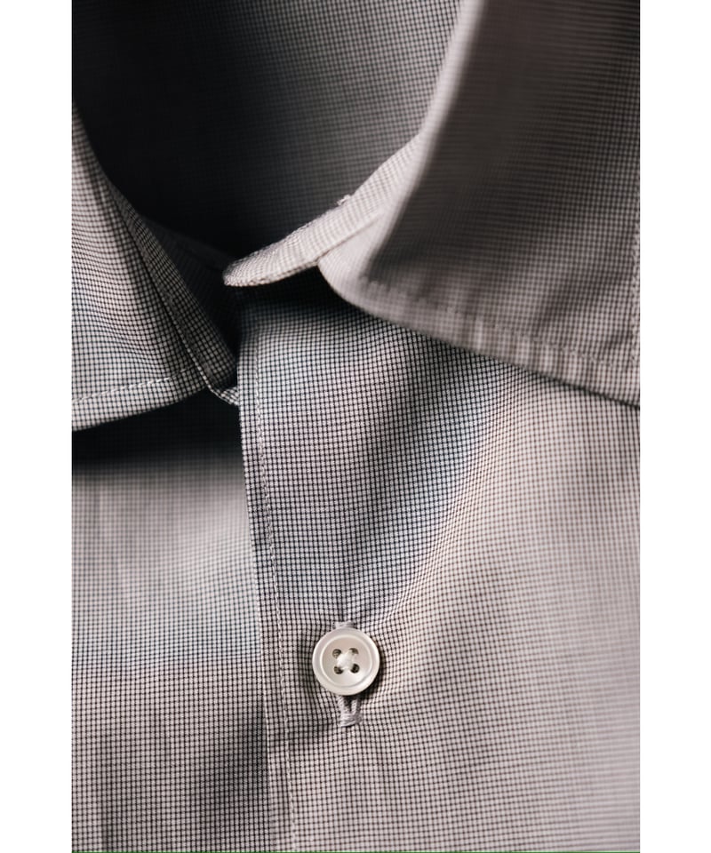 トップス ULTERIOR MICRO GRAPH CHECK POPLIN SHIRT ULTERIOR MICRO GRAPH CHECK POPLIN SHIRT | Muste