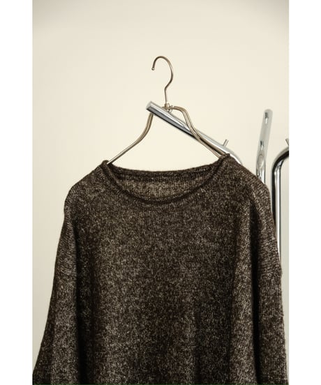 POSTELEGANT Baby Llama Hemp knit Pull-Over