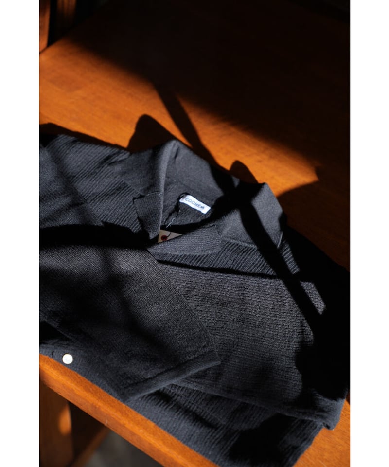 COOHEM コーヘン PAPER YARN KNIT SHIRT Coohem Knitted Paper Yarn Shirt In Brown | ModeSens