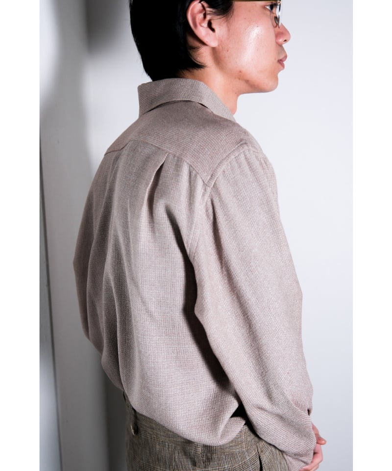 Gorsch the merry coachman 22A/W ウール長袖シャツ Gorsch the merry coachman(ゴーシュザメリーコーチマン
