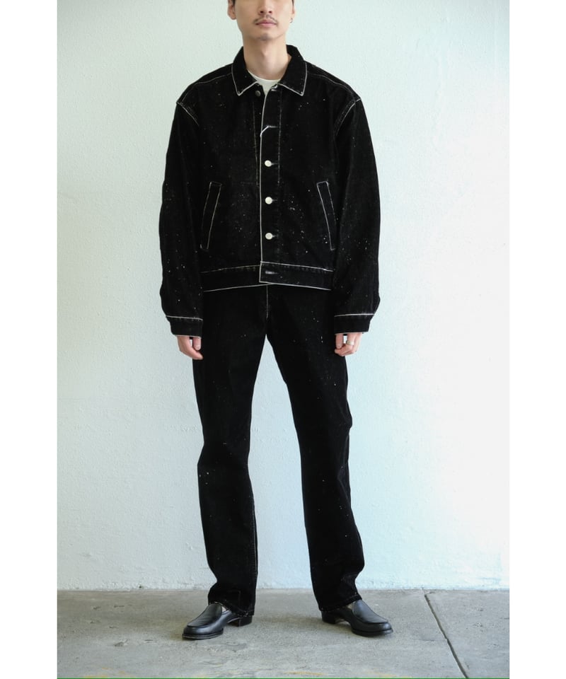 ジャケット・アウター REVERBERATE FLOCKY JACKET BLACK size.2 REVERBERATE FLOCKY JACKET | MusterWerk Sud.