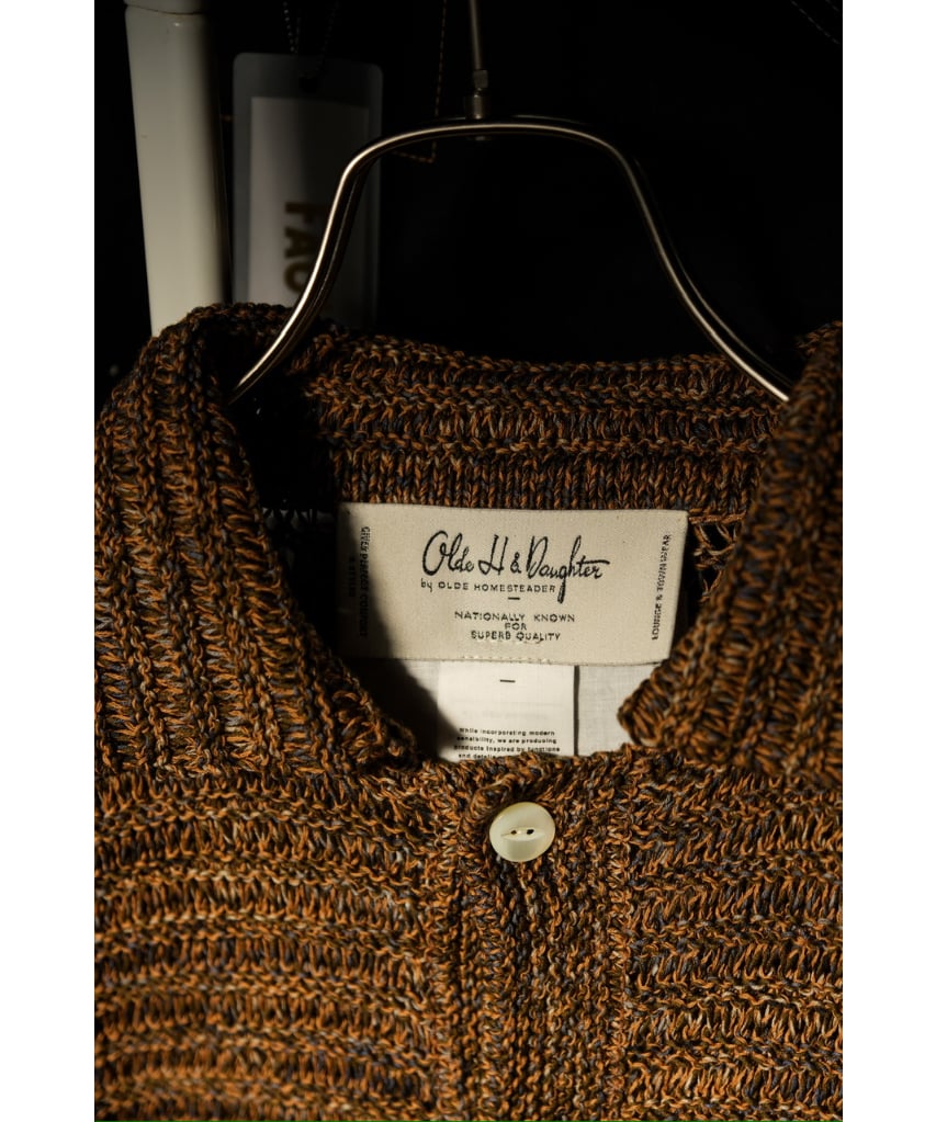 Olde H & Daughter COTTON WRAP STITCHES CARDIGAN