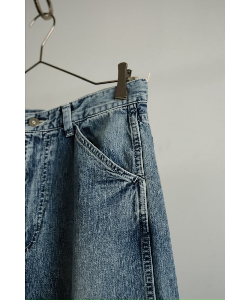 ULTERIOR FADED LIGHT DENIM PAINTER PANTS | Must
