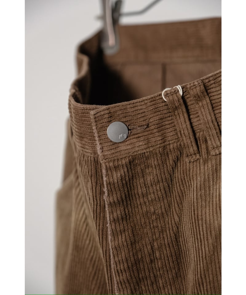 パンツ ANCELLEM CORDEDVELVETEENPAINTER PANTS ANCELLM - CORDED VELVETEEN PAINTER PANTS | BLACK