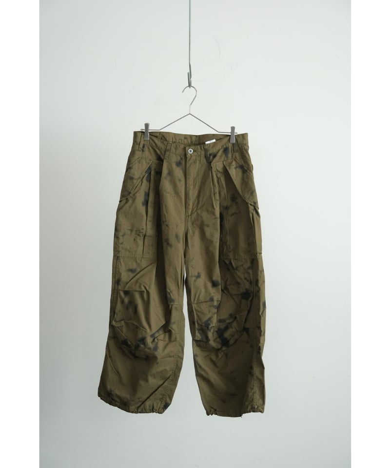 Gurank Poplin camouflage cargo pants | MusterWe