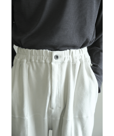 ANCELLM SWITCHING SMOOTH KNIT PANTS