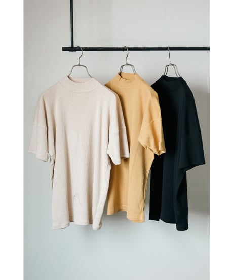 Olde Homesteader "EXTRA COTTON RIB" Mock Neck Short Sleeve