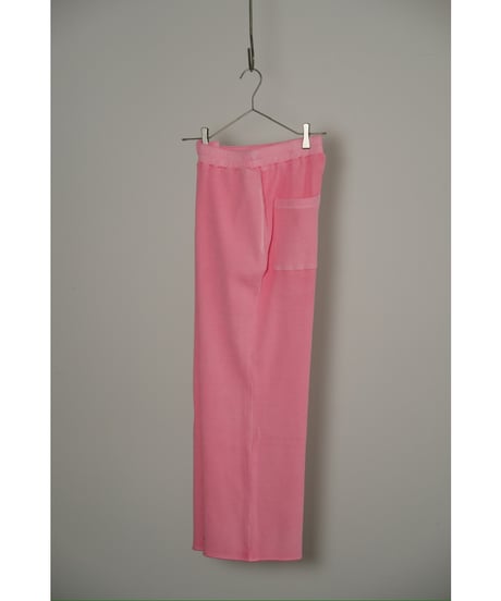 KANEMASA PHIL. 18G Heavy Weight Garment Dye Waffle Pants