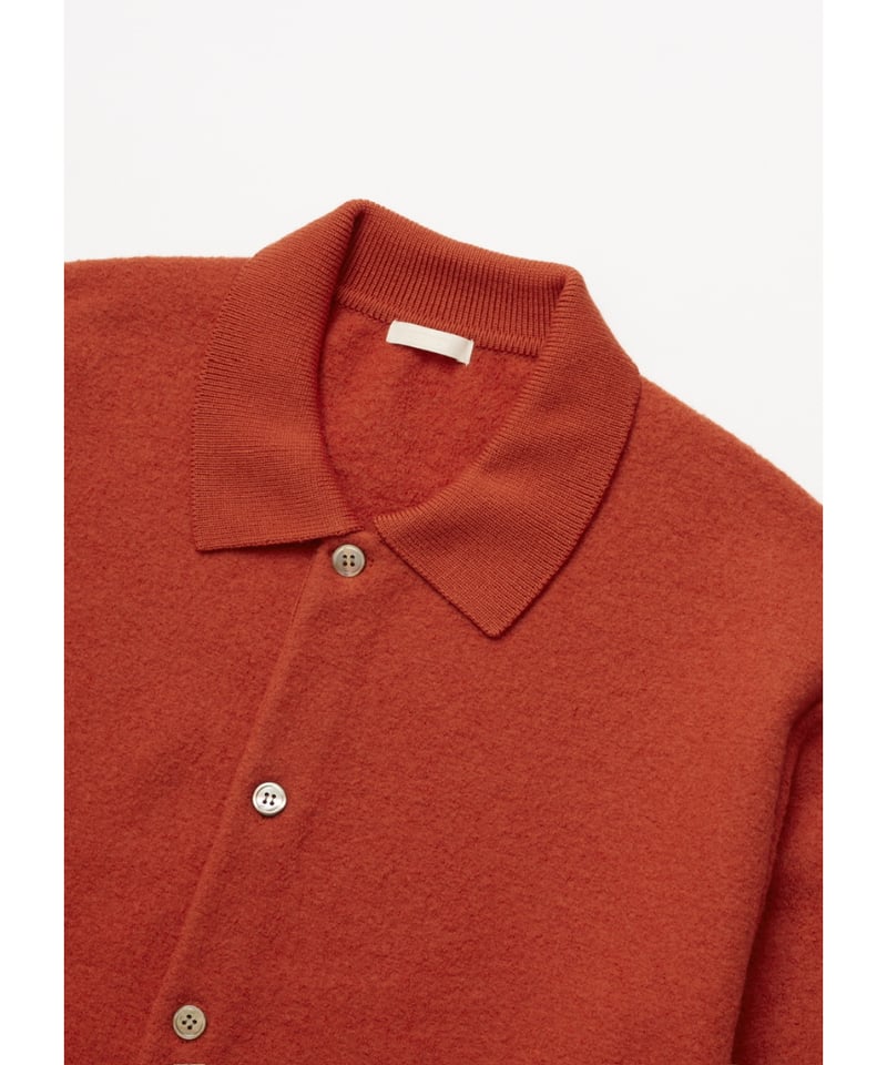 トップス ULTERIOR SUPER MILLED WOOL SH-CARDIGAN ULTERIOR SUPER MILLED FINE WOOL SH-CARDIGAN | M