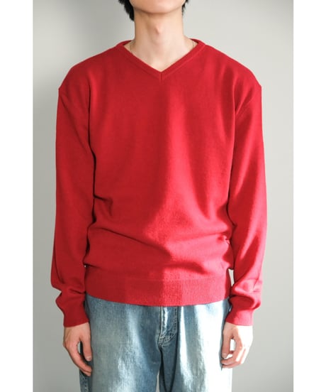 ENCOMING KNITTED V NECK JUMPER