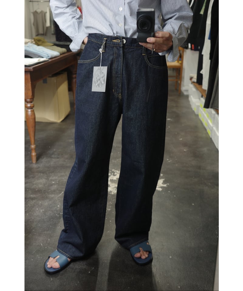 【新品タグ付】nakedgauge ASHLEY JEANS nakedgauge ASHLEY JEANS ”FADE BLACK”［フェードブラック