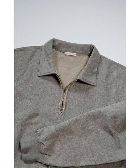 ULTERIOR FADED SILKY TERRY RW HALF ZIP P/O
