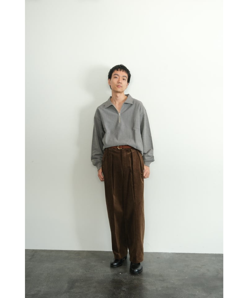 パンツ BISOWN 25aw CORDUROY 2TUCK WIDE TROUSERS fit=scale-down,w=1200