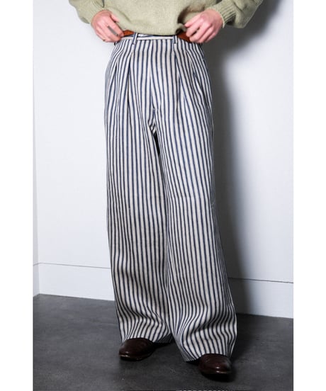 m's braque "Exclusive" TUCKED WIDE PANTS
