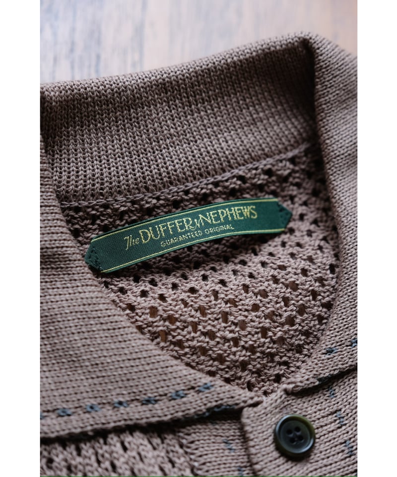 The DUFFER N NEPHEWS MESH YARDIE CARDIE | Muste