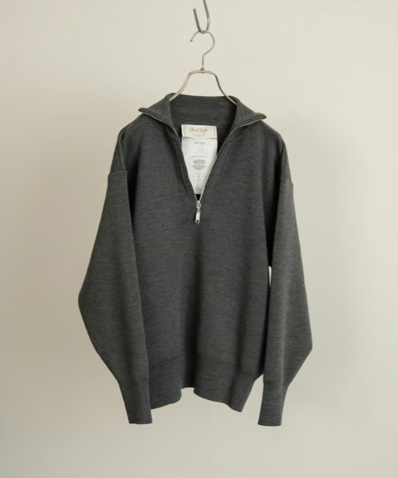 トップス Olde H & Daughter WOOL KNIT TRACKHALFZIP トップス Olde H & Daughter WOOL KNIT TRACKHALFZIP Olde H