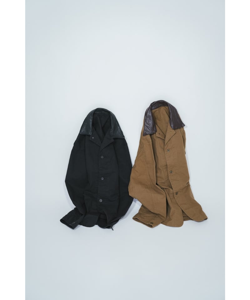 ULTERIOR WASHED DUCK COVERALL 専用 ULTERIOR WASHED C/R/S DUCK COVERALL - BLACK - PURAS
