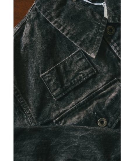 ENCOMING DENIM TWO POCKETS SHIRT BLOUSON