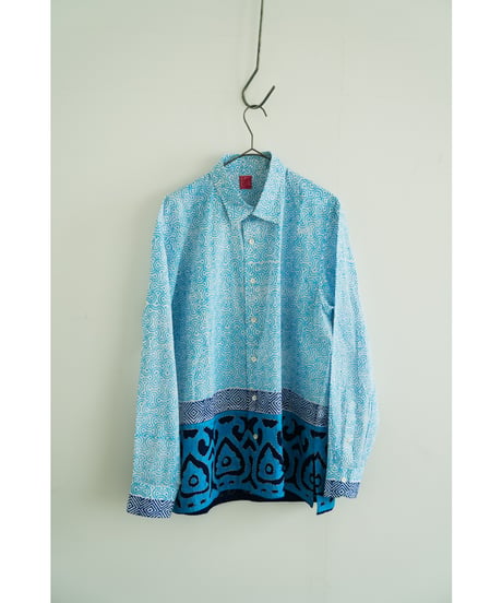 PERIOD FEATURES Block Print Long Shirts