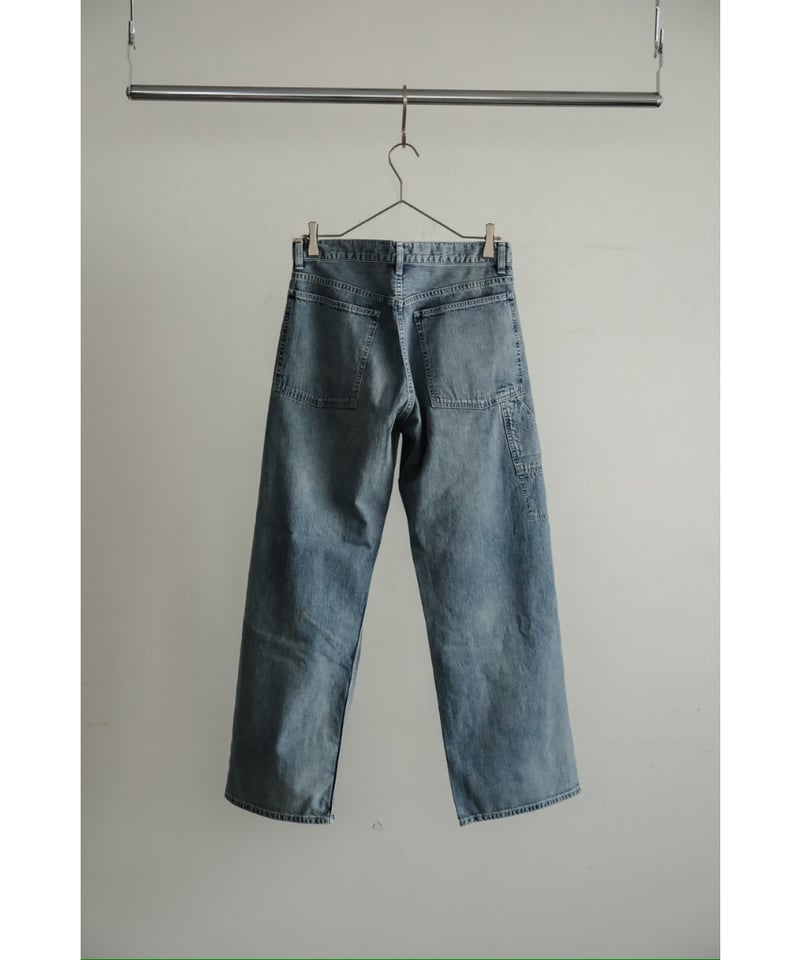 ULTERIOR FADED LIGHT DENIM PAINTER PANTS | Must