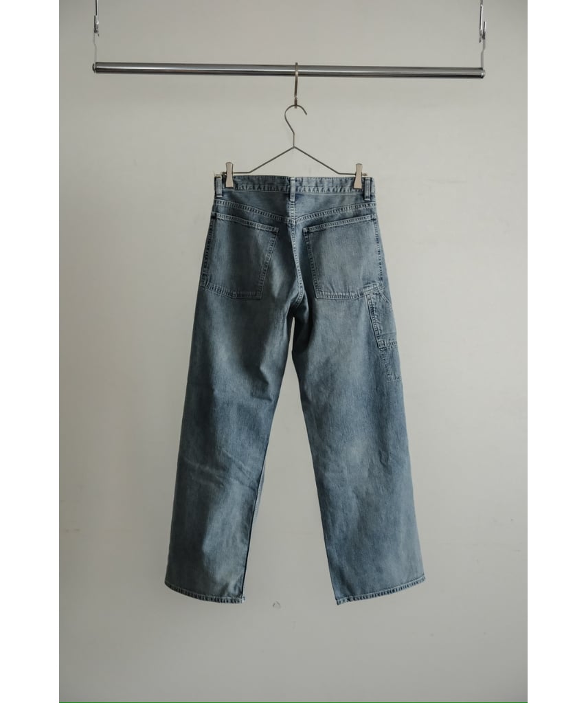 ULTERIOR FADED LIGHT DENIM PAINTER PANTS | Must