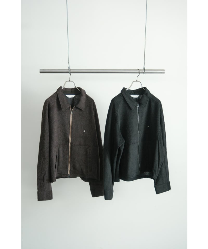 ANCELLM SHAGGY ZIP UP SHIRT | MusterWerk Sud.
