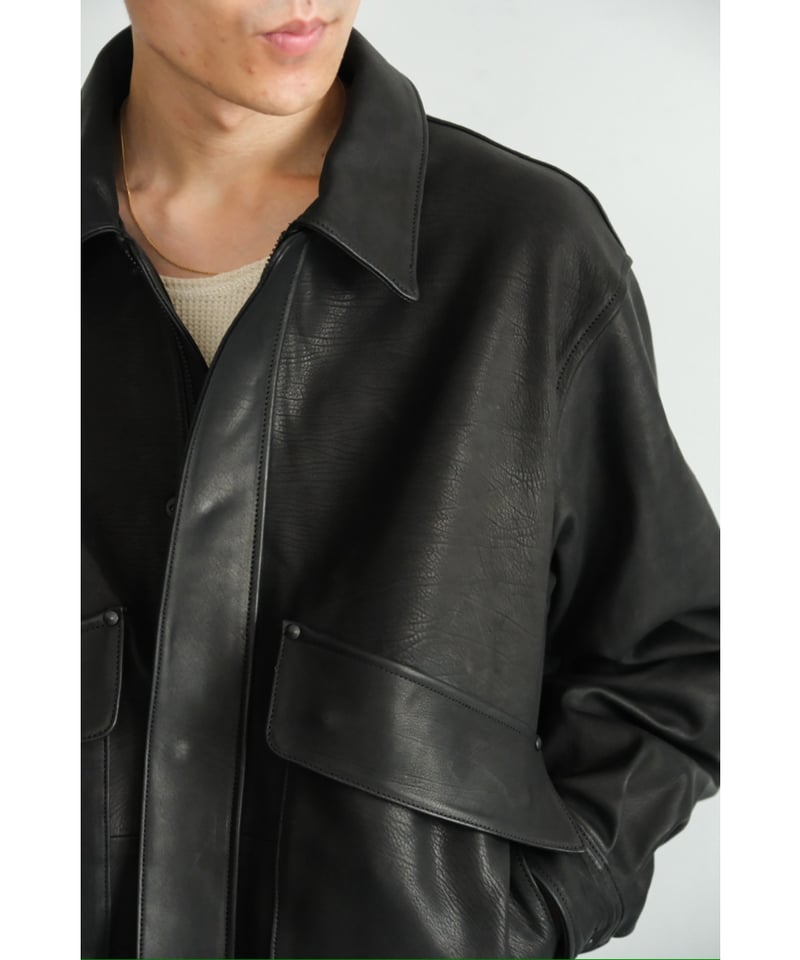 ULTERIOR CALF LEATHER FLIGHT JKT | MusterWerk Sud.