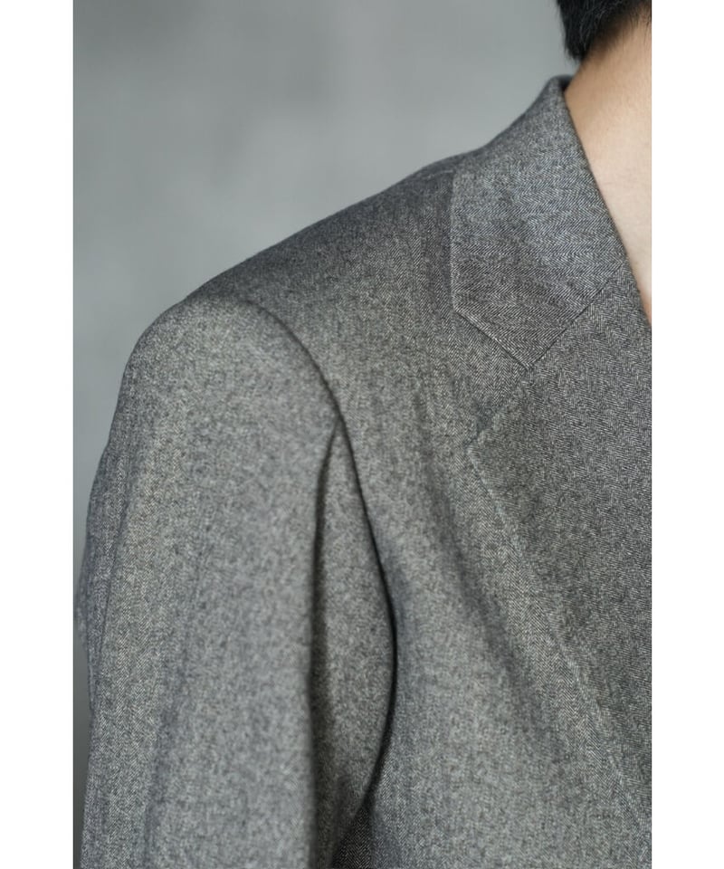 ジャケット・アウター m's braque m's braque Black Jersey Side Seamless Jacket | 大阪心斎橋の