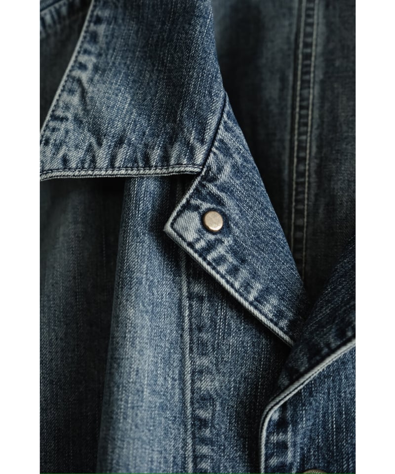 ULTERIOR FADED LIGHT DENIM COVERALL | MusterWer