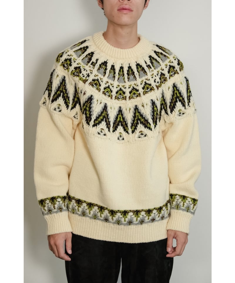 COOHEM KOUHEN NORDIC KNIT ウール Lサイズ COOHEM KOUHEN NORDIC KNIT P/O | MusterWerk Sud.