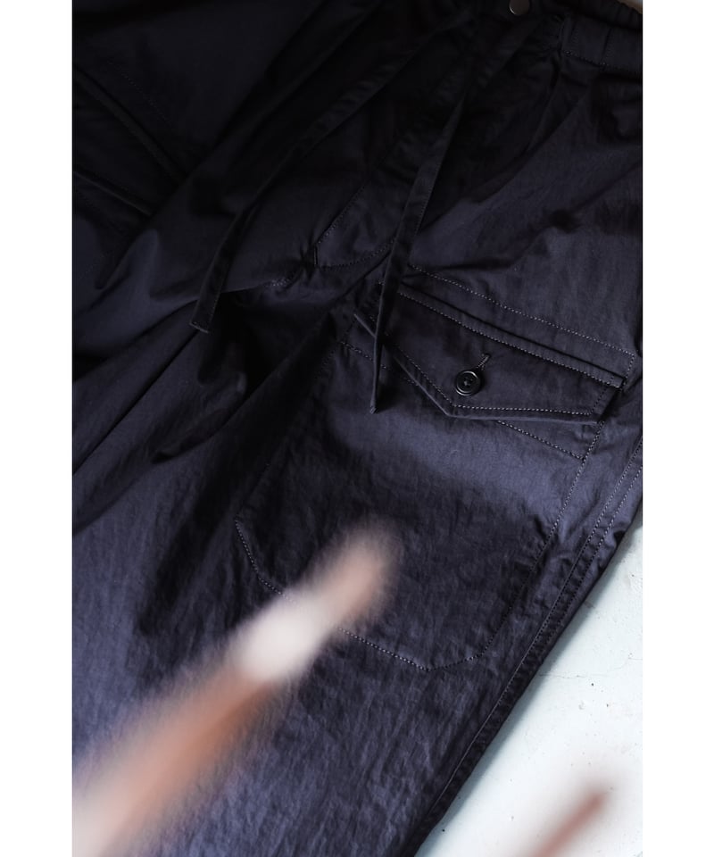 【週末限定値下】ULTERIOR ナイロン エアポプリン パンツ 上代4.4万 週末限定値下】ULTERIOR ナイロン エアポプリン パンツ 上代4.4