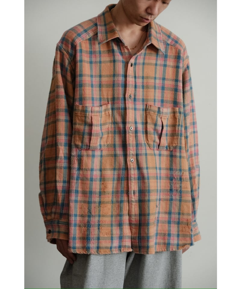 極美品　ANCELLM CHECK PULL OVER SHIRT rDfybhj5vaQ2.jpg?width=768