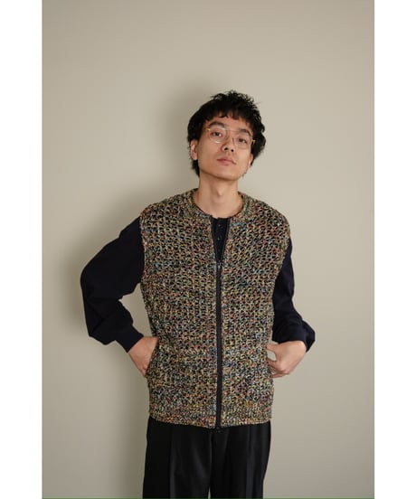 COOHEM KOUHEN SUKASHI KNIT V/T