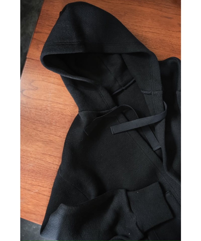 えだまめ　ポステレガント　コットンカシミヤニットフーディ POSTELEGANT Cotton Cashmere Knit Hoodie | Muste