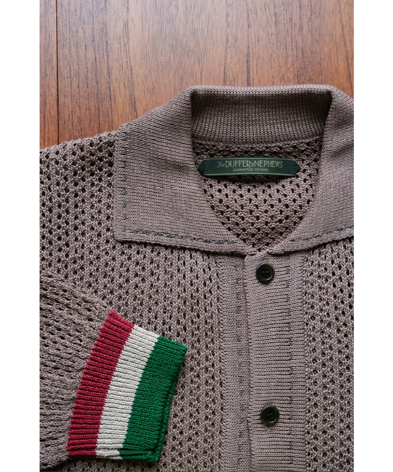 The DUFFER N NEPHEWS 切り替えニットカーディガン　未使用 The DUFFER N NEPHEWS 切り替えニットカーディガン 未使用 【公式通販】