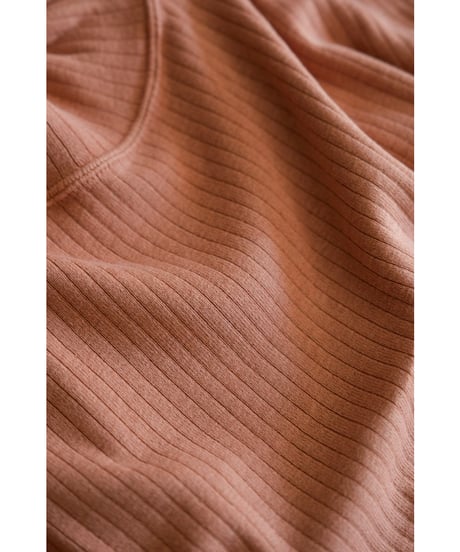 Olde Homesteader "Exclusive" EXTRA COTTON RIB Mock Neck Long Sleeve