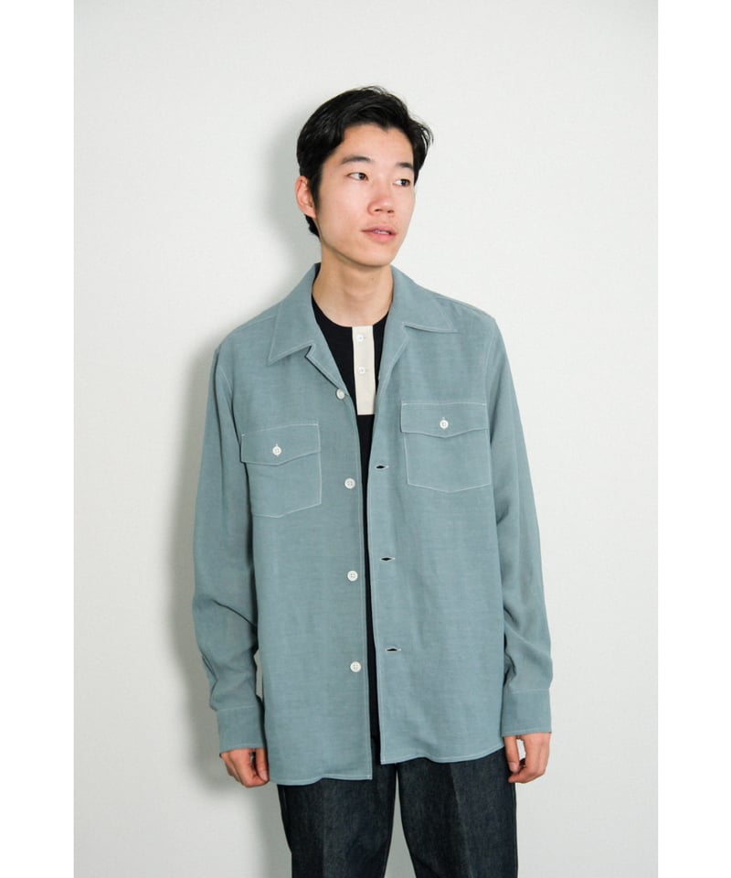 じょん　un/unbient Wool No-collar Jacket un/unbient 