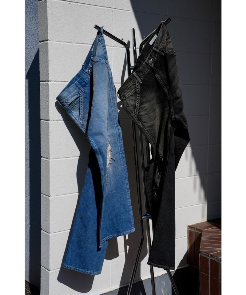 ENCOMING SLASHED DENIM TROUSER | MusterWerk Sud. ENCOMING SLASHED DENIM TROUSER | MusterWerk Sud.