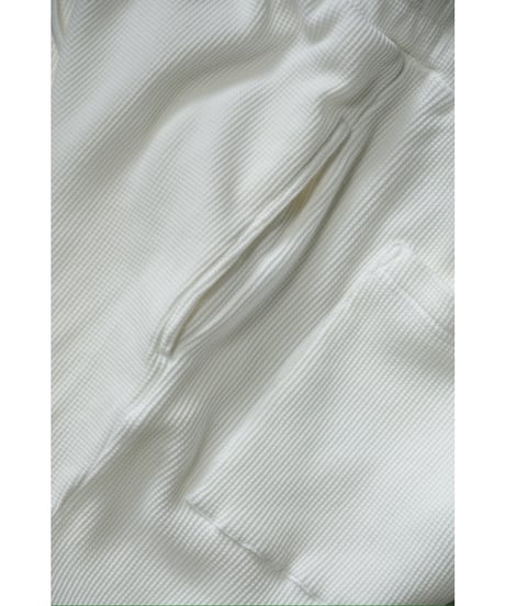 KANEMASA PHIL. 18G Heavy Weight Garment Dye Waffle Pants