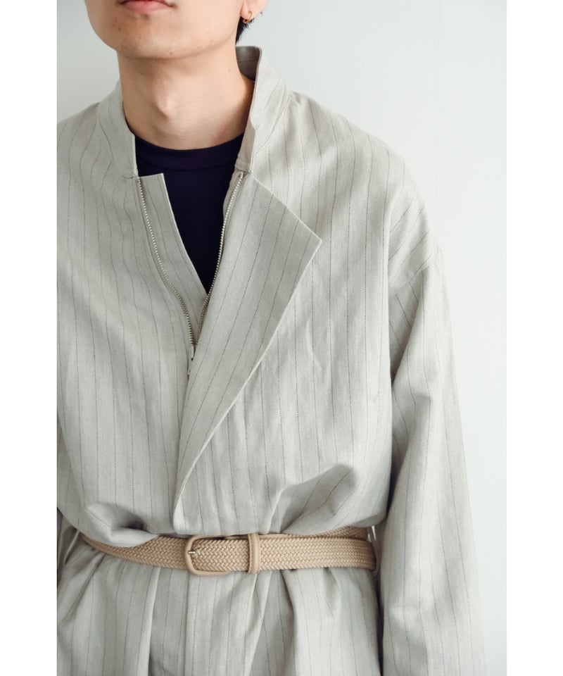 m's braque ASYMMETRIC ONE-SIDE LAPEL JUMP SUIT