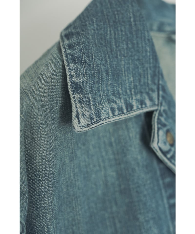 ULTERIOR FADED LIGHT DENIM COVERALL | MusterWer