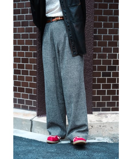 m's braque "Exclusive" TUCKED WIDE PANTS