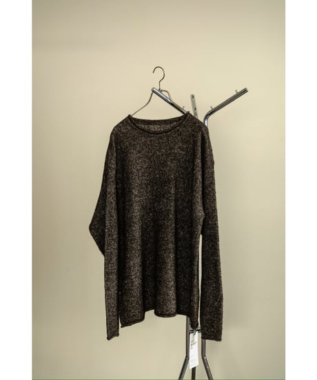 POSTELEGANT Baby Llama Hemp knit Pull-Over
