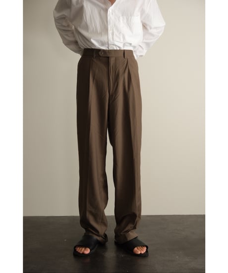 USED Polyester Rayon Straight Trousers