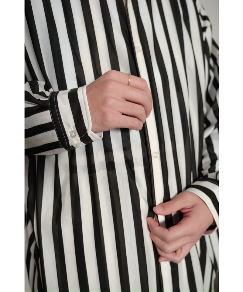 KANEMASA PHIL. 46G Atmosphere Stripe L/S Shirt